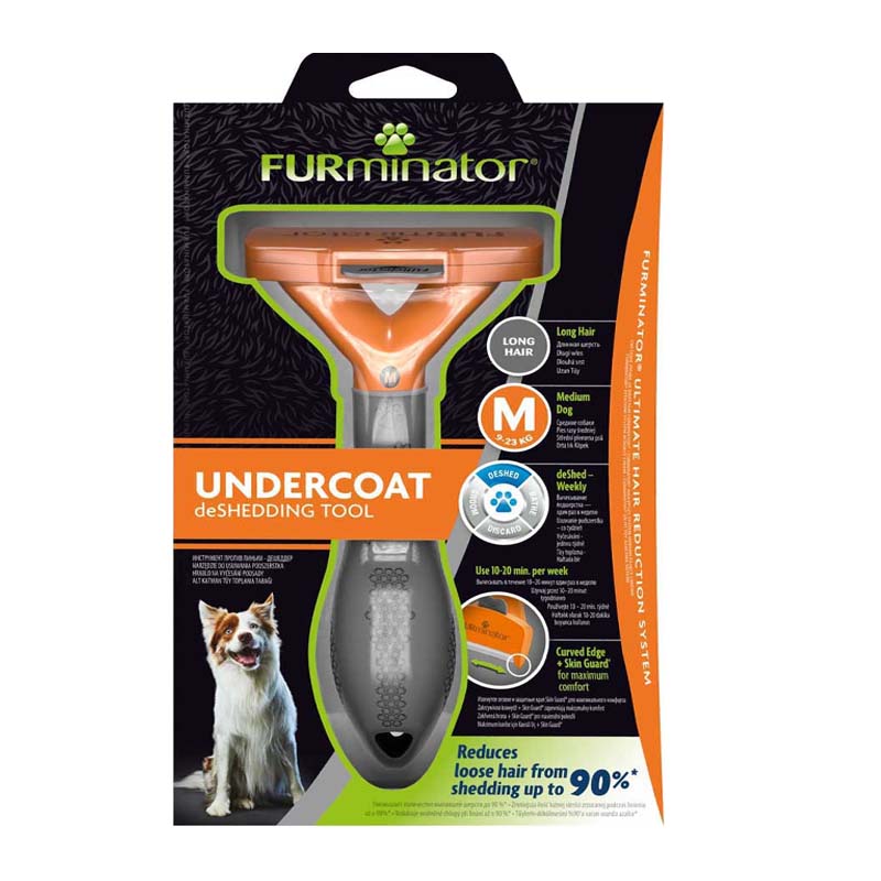 FURMINATOR DESLANADOR PERRO MEDIANO PELO LARGO Y CORTO